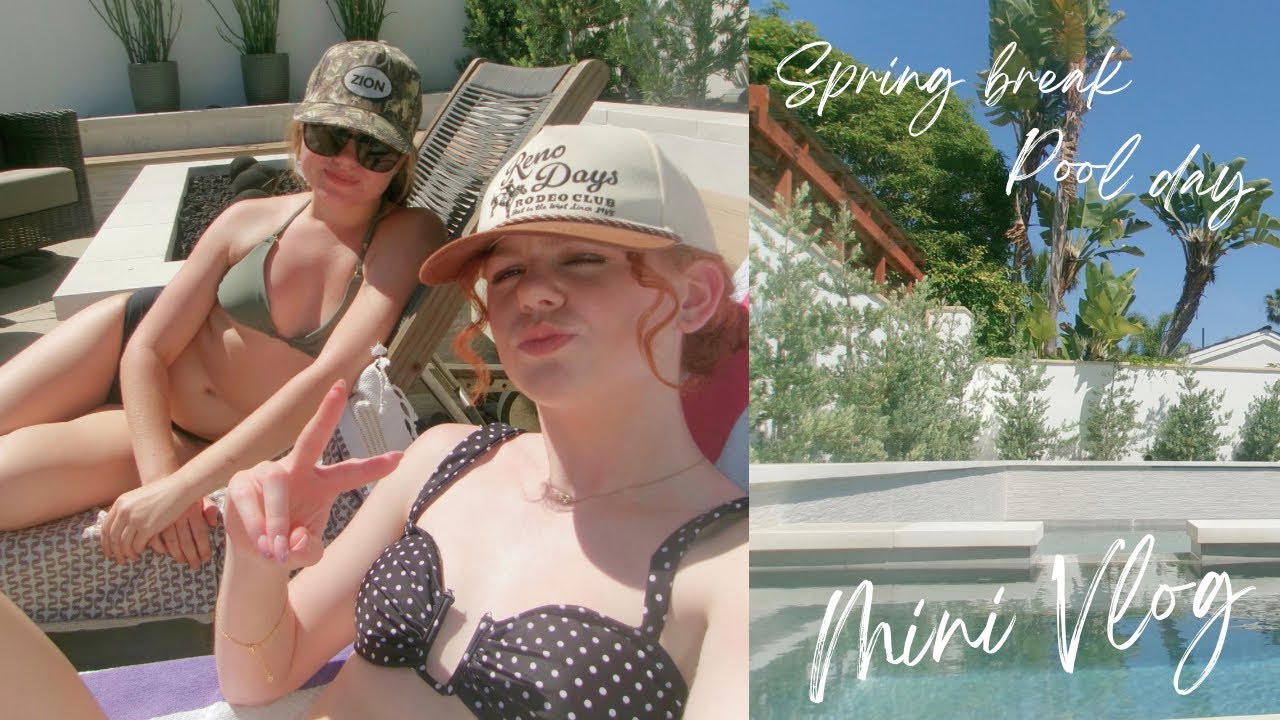 SPRING BREAK MINI VLOG!! Feels like summer!! 