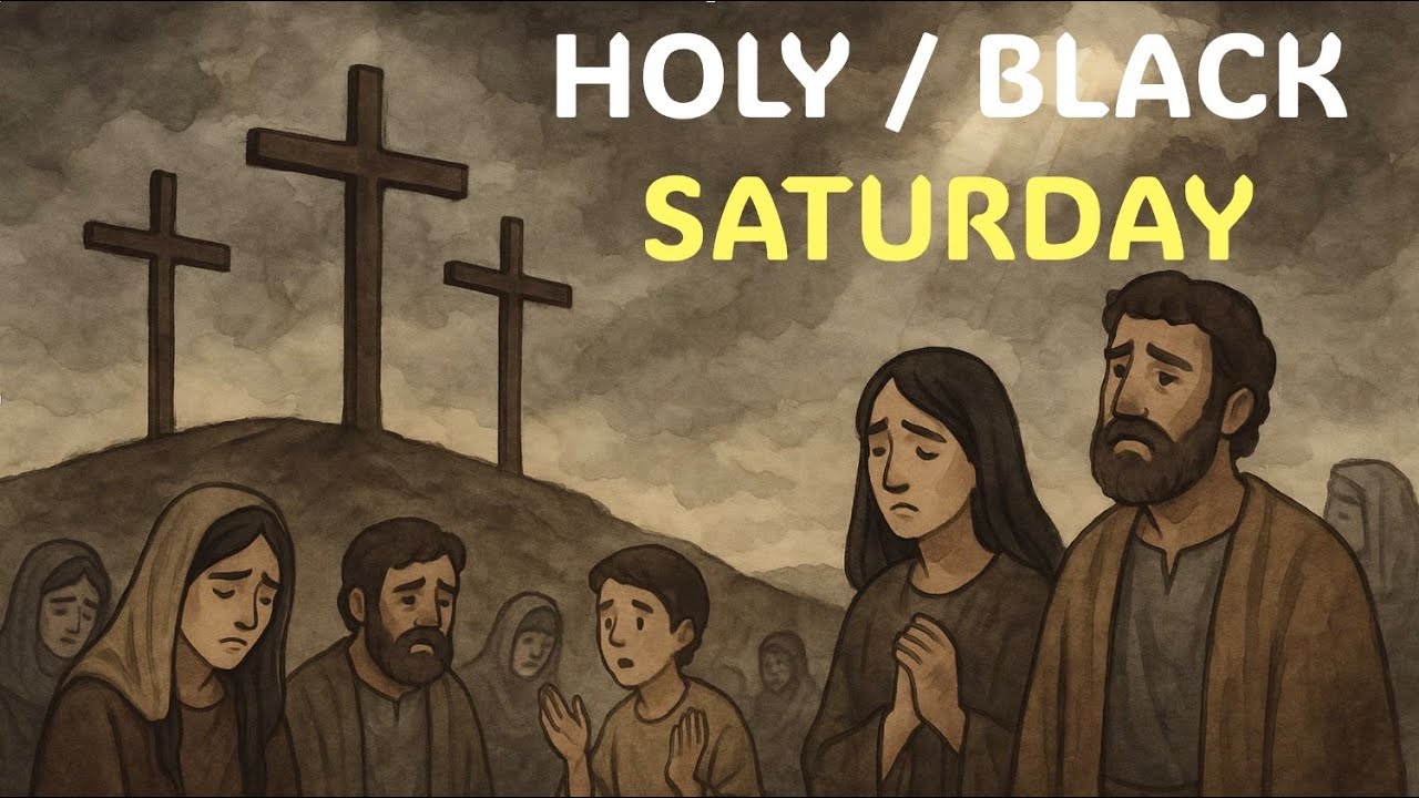 🌑 Holy Saturday for Kids | What Happened Before Easter? | Bible Story of Waiting and Hope 🙏