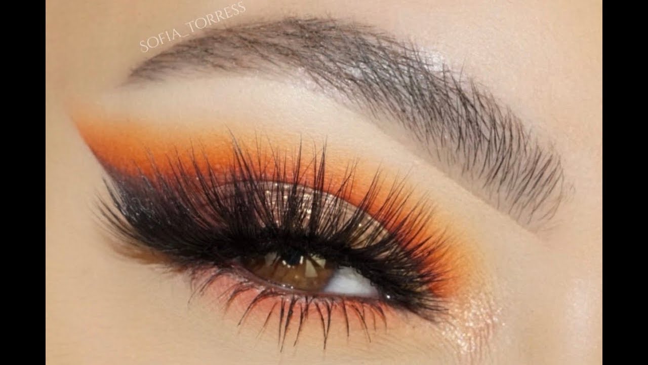 BLAZING SUNSET EYE LOOK TUTORIAL