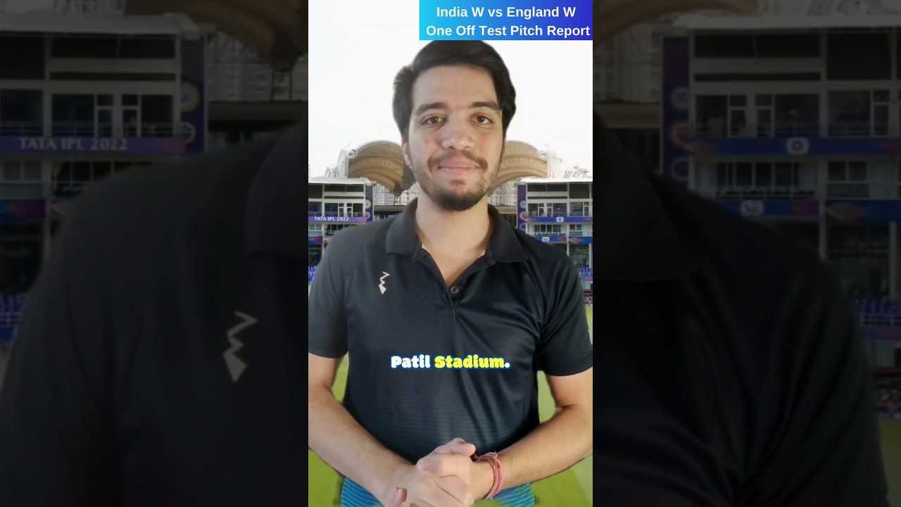 Wankhede Stadium Mumbai Pitch Report | India Women vs England Women | Test Series | 5thumpire