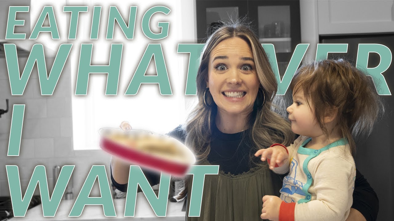 How to Intuitively Eat | Full Day of Untracked Eating | Postpartum Full Day of Eating