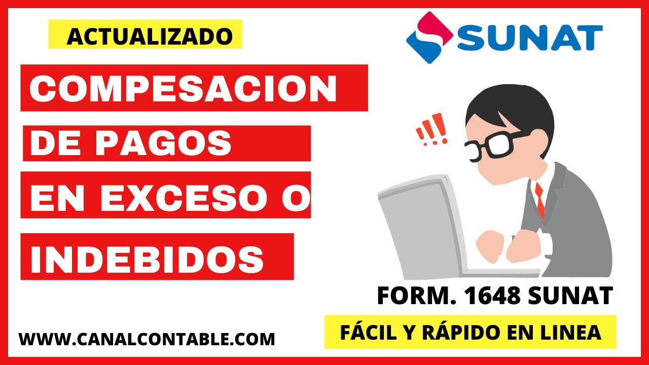 ✅(ACTUALIZADO)COMPENSACION DE PAGOS EN EXCESO SUNAT🔥| FORMULARIO 1648