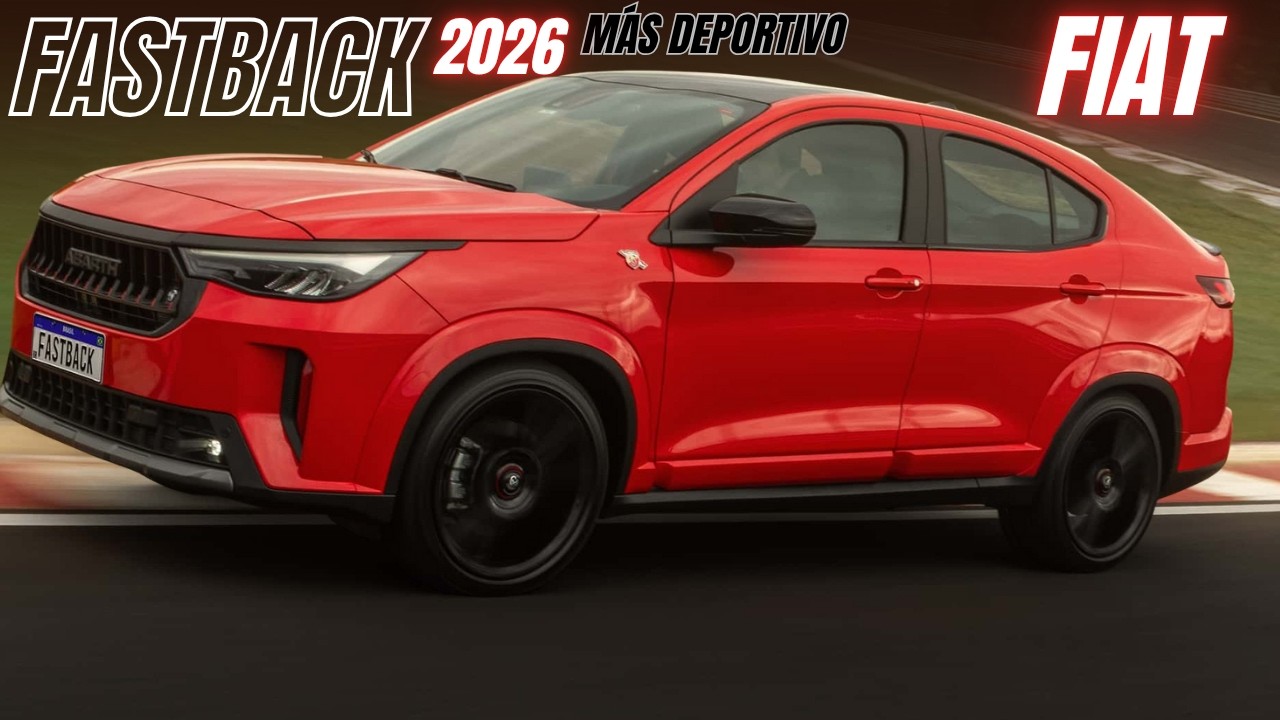 FIAT FASTBACK 2026: rediseño, versiones híbridas y  ABARTH😲😲