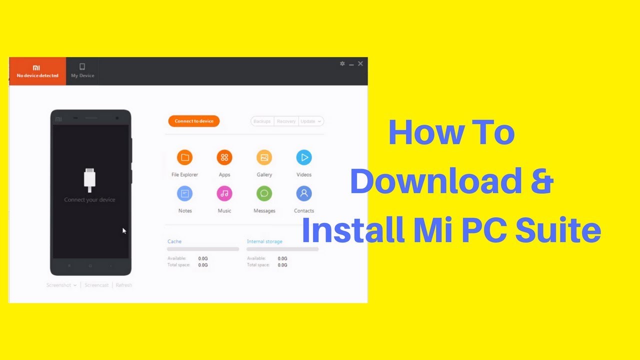 How To Download & Install Mi Pc Suite in Windows -(The Official Xiaomi Desktop Client)
