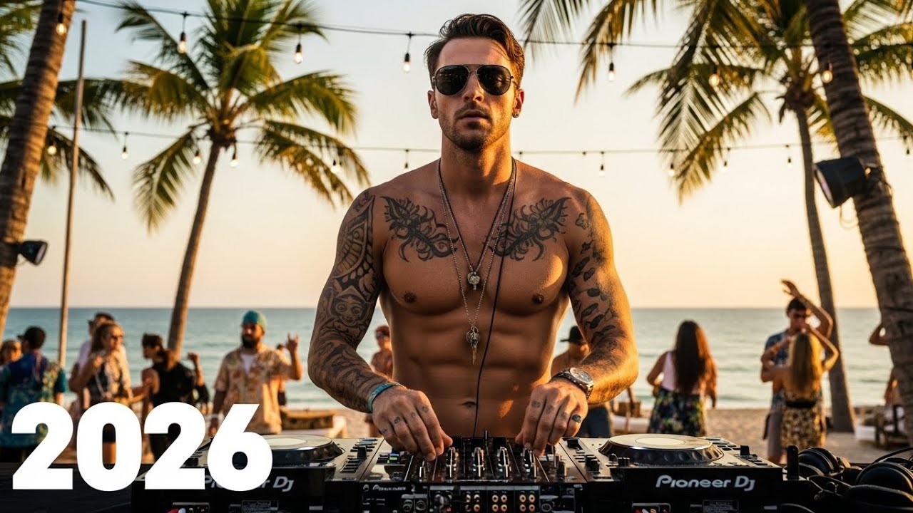 🌅 Tropical Sunset Mix 2026 Deep House Chill Out Summer Lounge Music Warm Breeze Ocean Waves