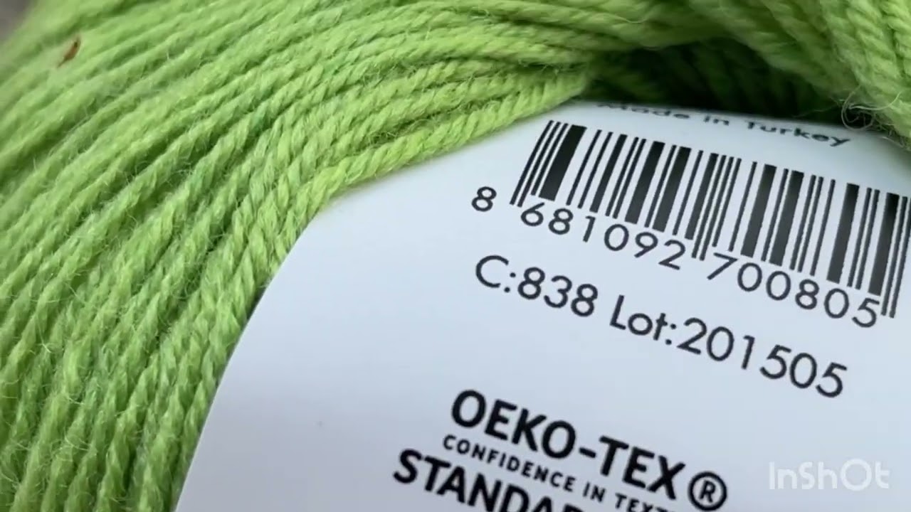 Пряжа в моточках Gazzal Baby Wool светло-зелёный №838