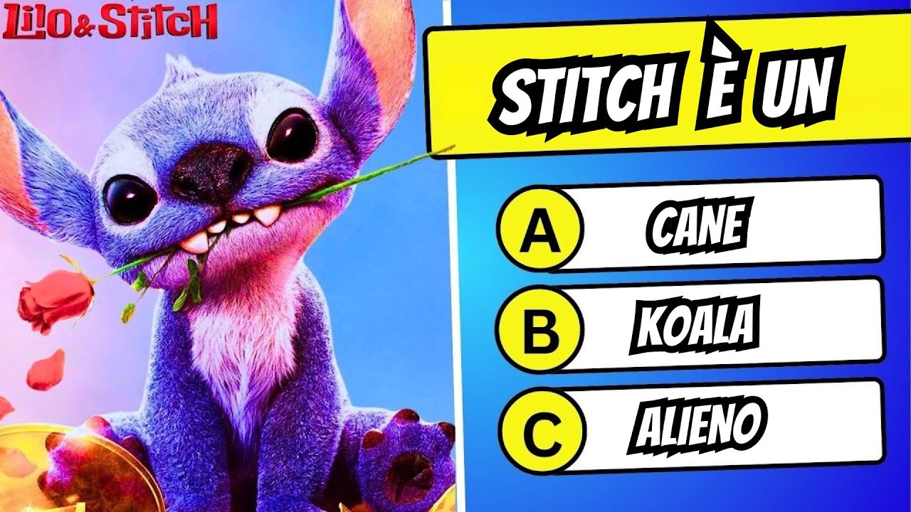 Quante Ne Sai Sul Film Di Lilo & Stitch 😂🚀​ | Quiz Nuovo Film Disney