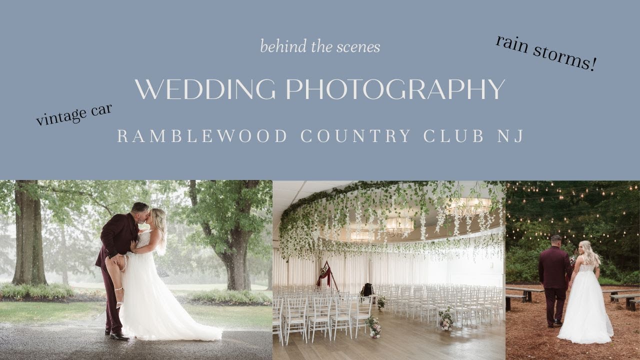 Behind the Scenes: Wedding Photography at Ramblewood Country Club NJ