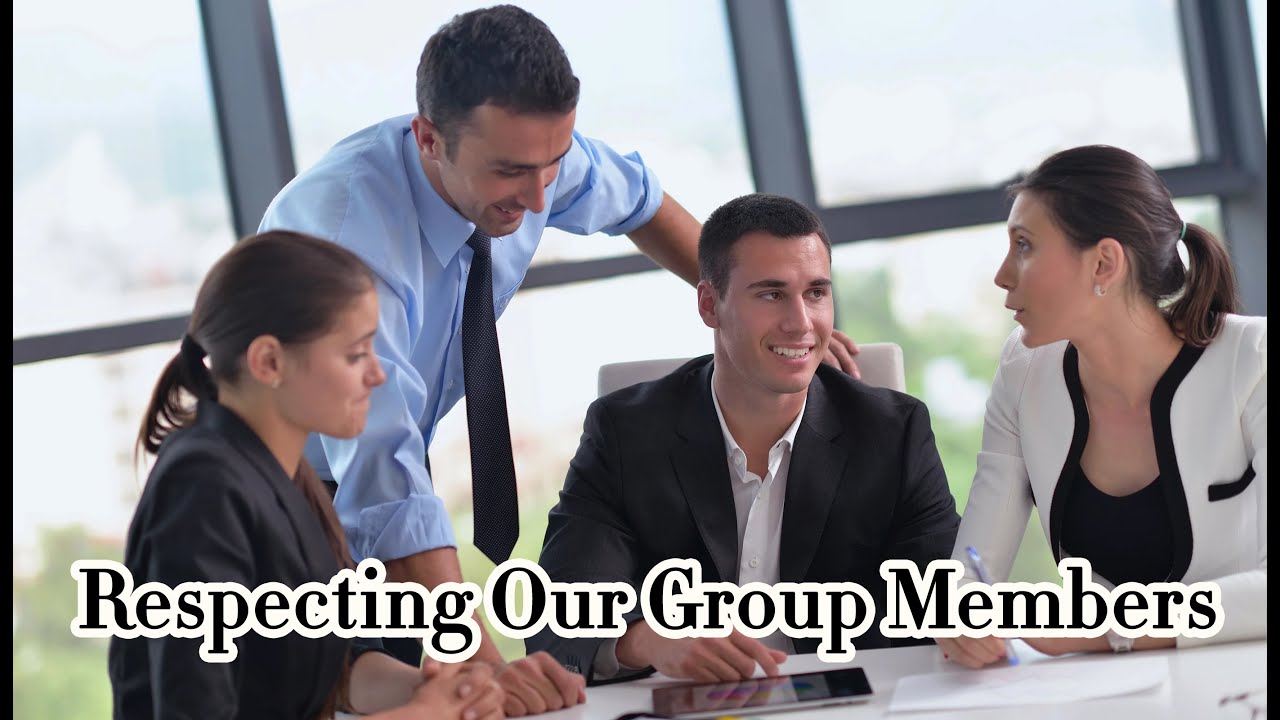 Respecting Our Group Members  -  Neha Jain