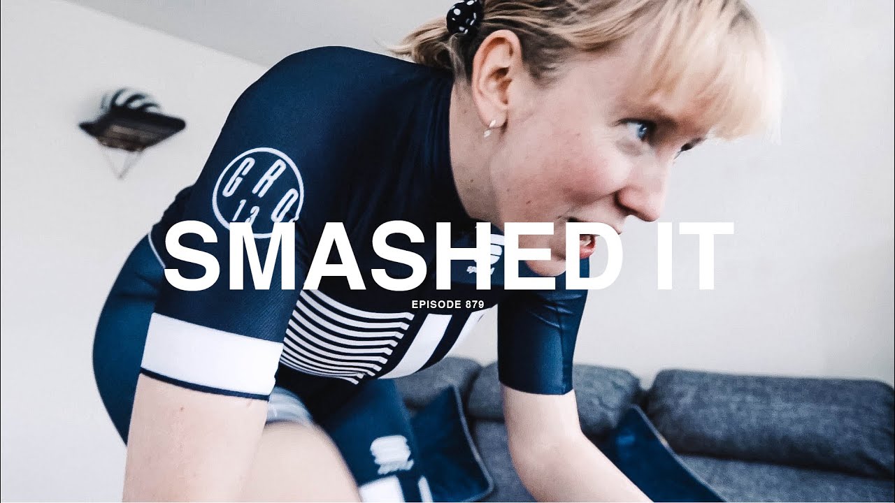 Her first time on ZWIFT!