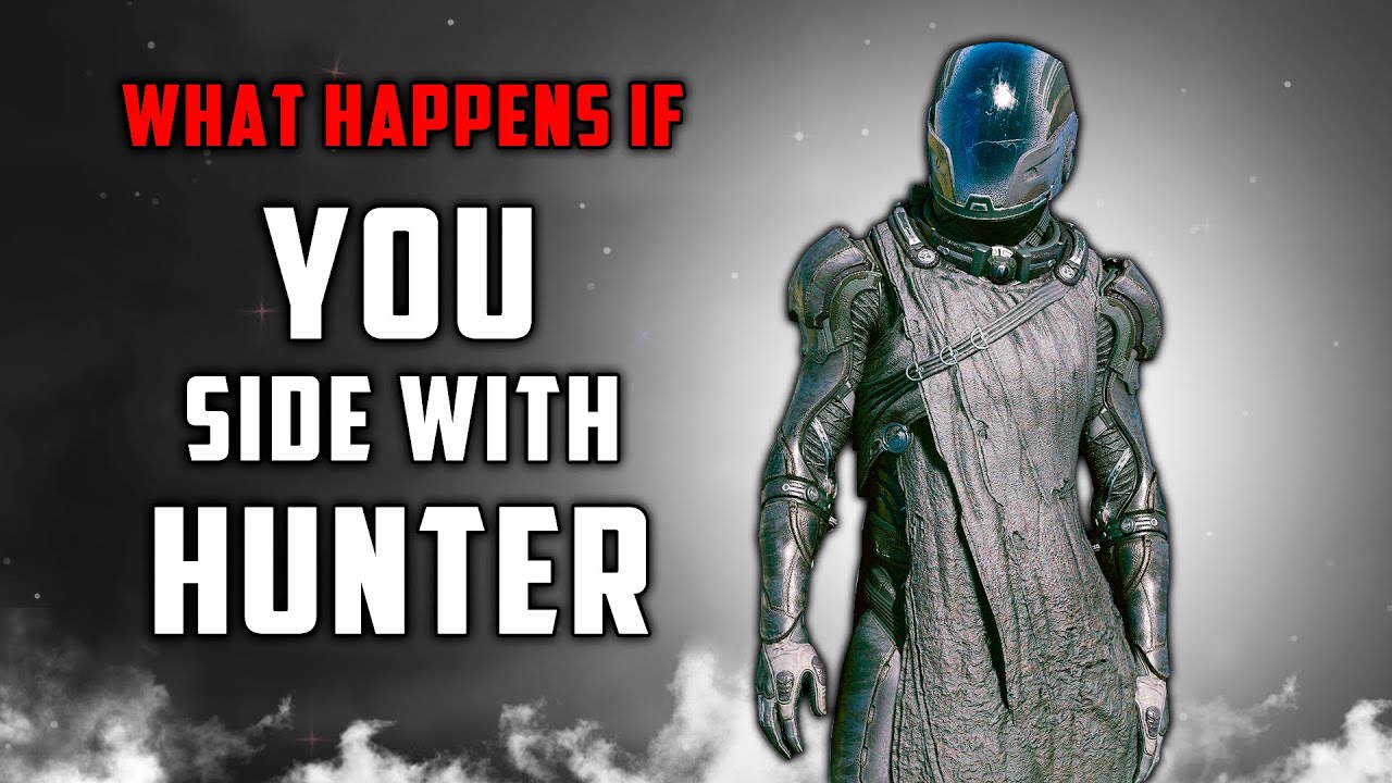 Starfield ٠ What Happens if You Side with Hunter