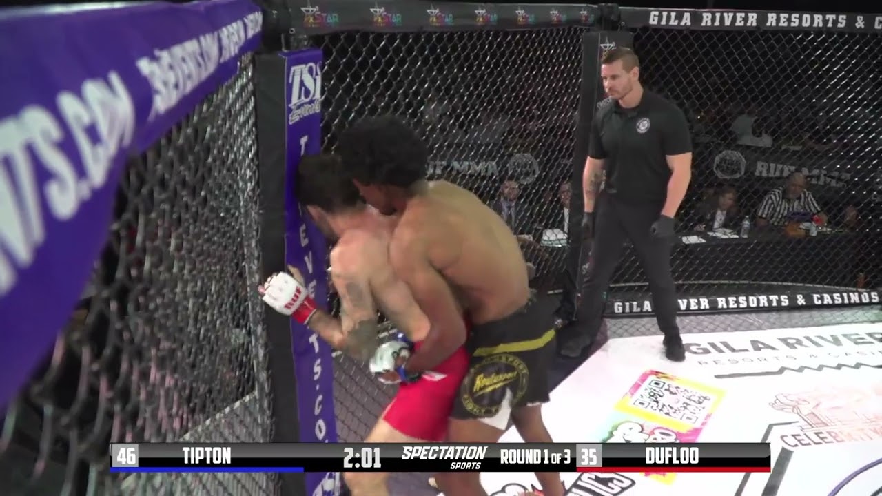 De'Aundre Tipton vs Arthur Dufloo - Pro 155lb bout - Ringside Unified Fighting - RUF MMA 64 - Sp...