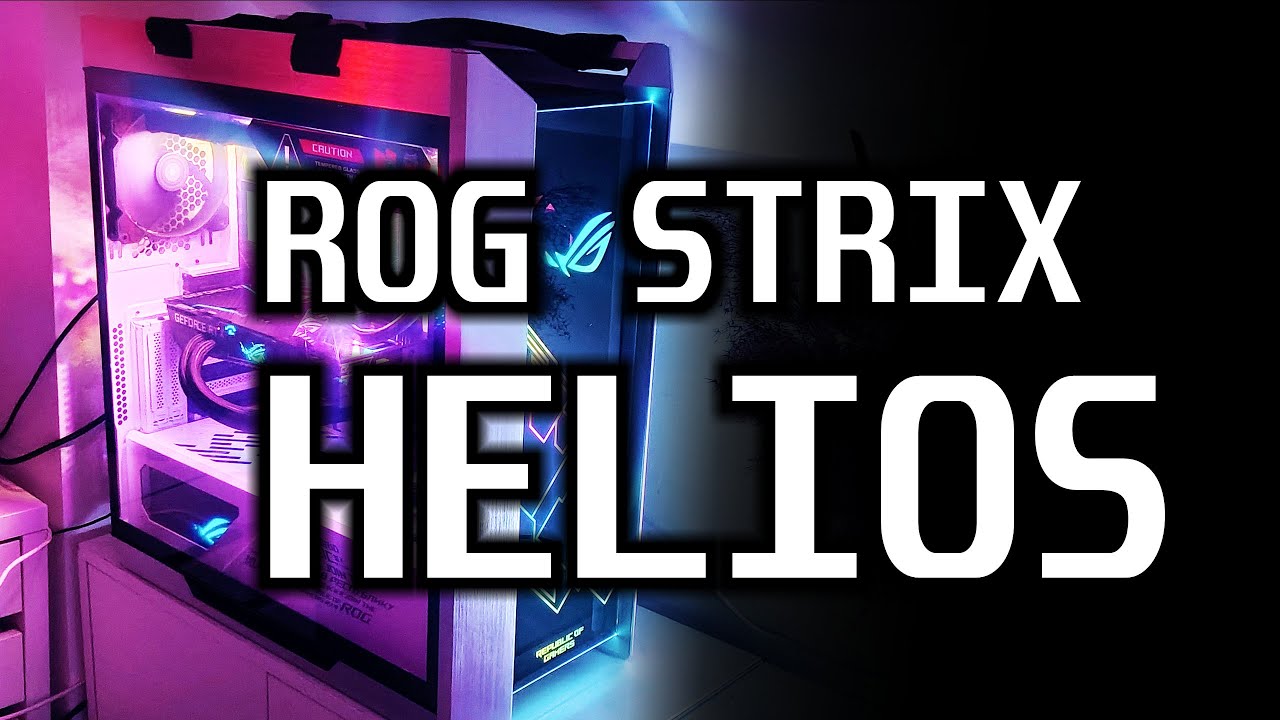 ASUS ROG STRIX HELIOS White unpacking, installation, appearance 👌
