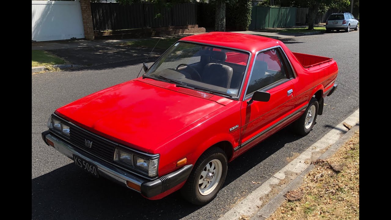 1982 Subaru Brumby, Brat, MV - NZ-assembled
