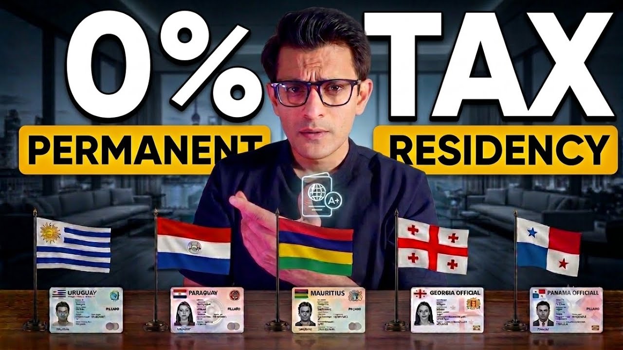 5 EASIEST 0% Tax Residencies (2026)