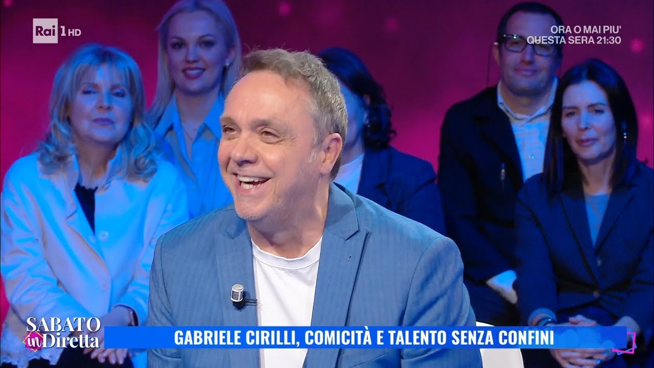 Gabriele Cirilli, comicità e talento senza confini - Sabato in diretta 01/02/2025