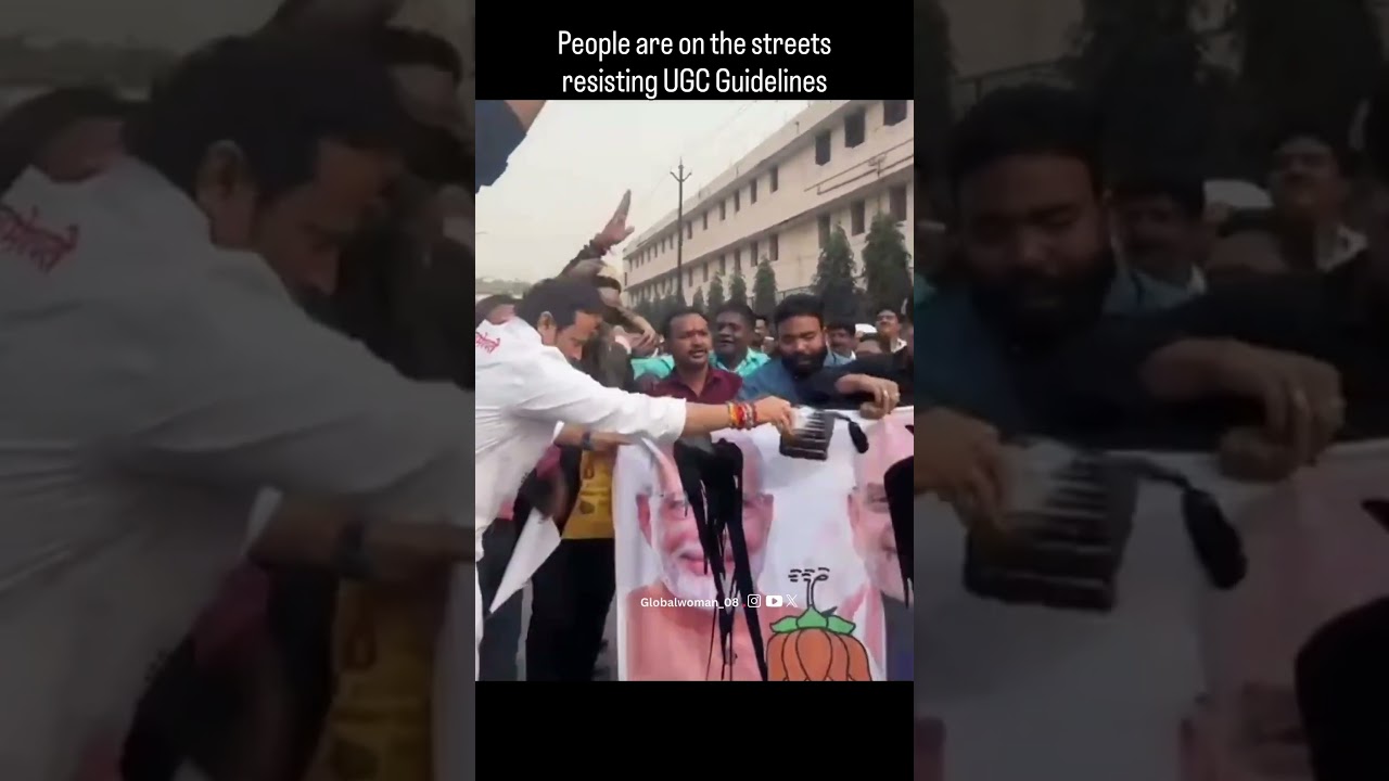 UGC guidelines protest #shortsviral #youtubeshorts #trending #news #castediscrimination #ugc #bjp