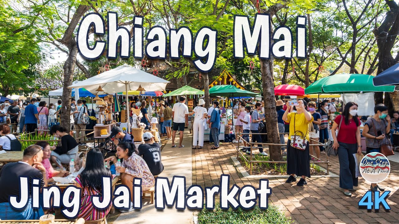 Jing Jai Market Art, Craft and food | Best Local Market Chiang Mai, Thailand | ตลาดจริงใจ เชียงใหม่