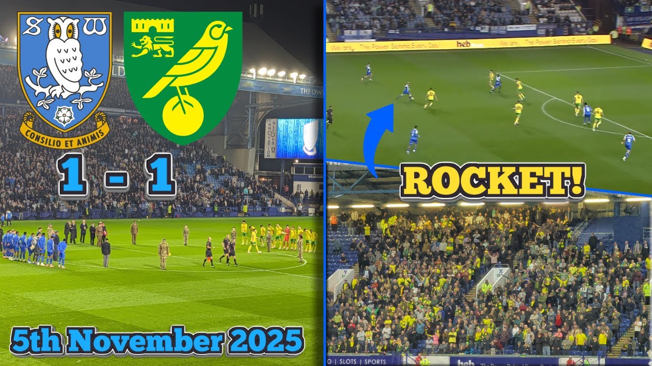 Bannan SCREAMER gives Owls the SPARK on Bonfire night | SWFC vs Norwich | 5th Nov 2025 | #vlog #swfc
