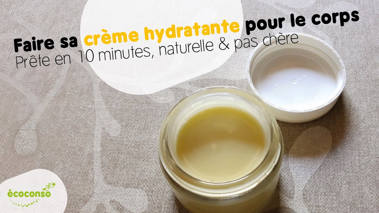 Faire sa crème hydratante naturelle pour le corps