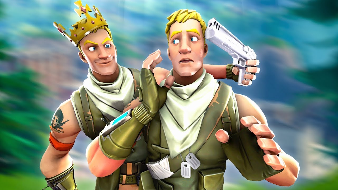 Me HAGO pasar por NOOB en SQUAD RANDOM y me pasa lo peor! - Fortnite