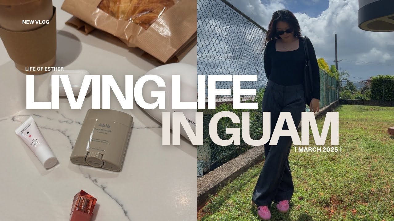 what it's like living in Guam vlog | dinner at Crowne Plaza, fish eye guam, getting a facial 🫧