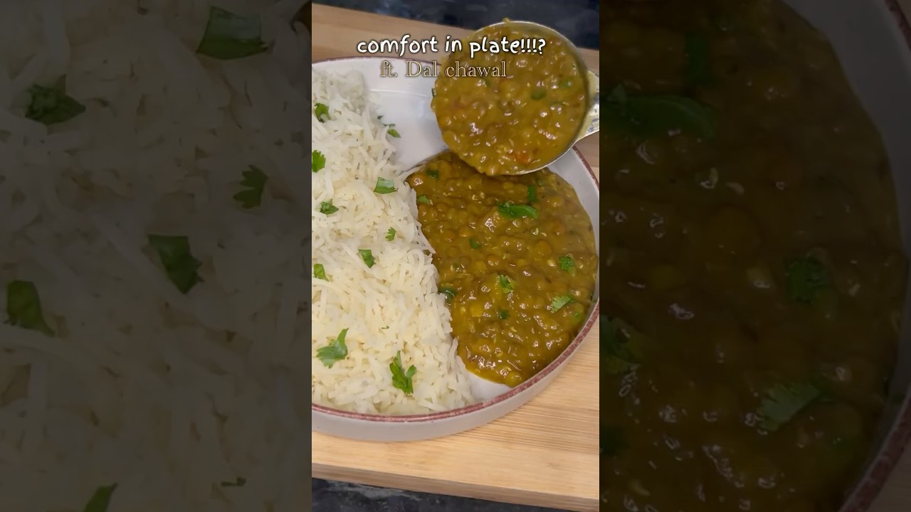 comforting lunch ft dal rice || masoor dal #viral #trending #dalchawal #comfortfood #instafood