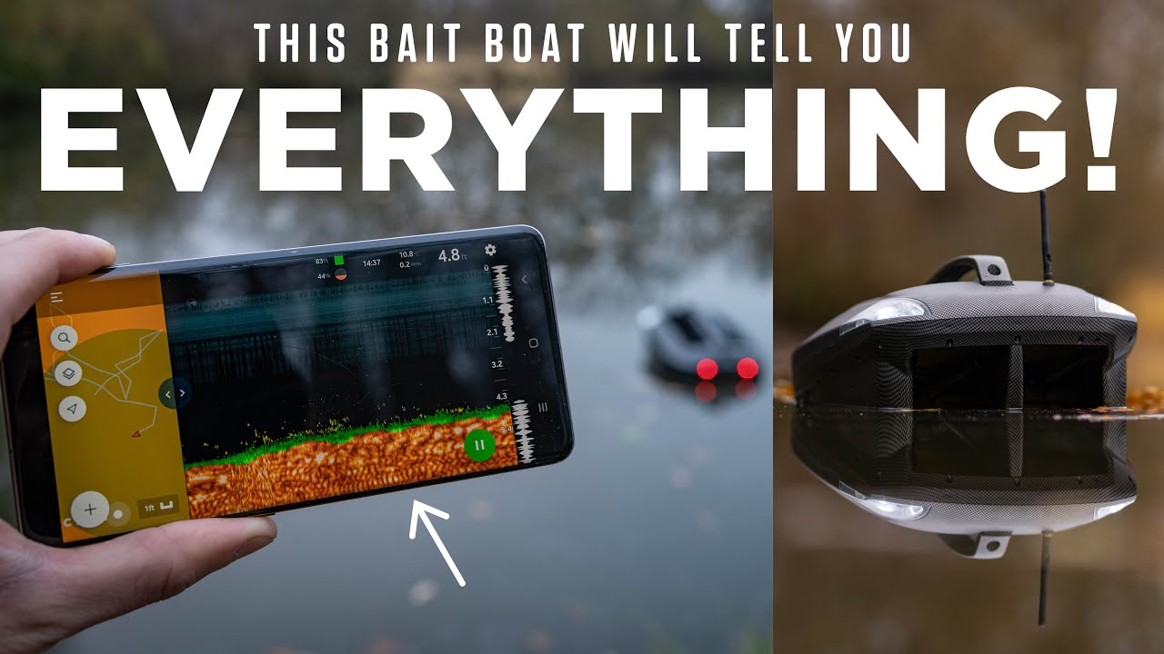 This bait boat will tell you EVERYTHING: depths, lakebed type — even fish location! | Carp Fishing