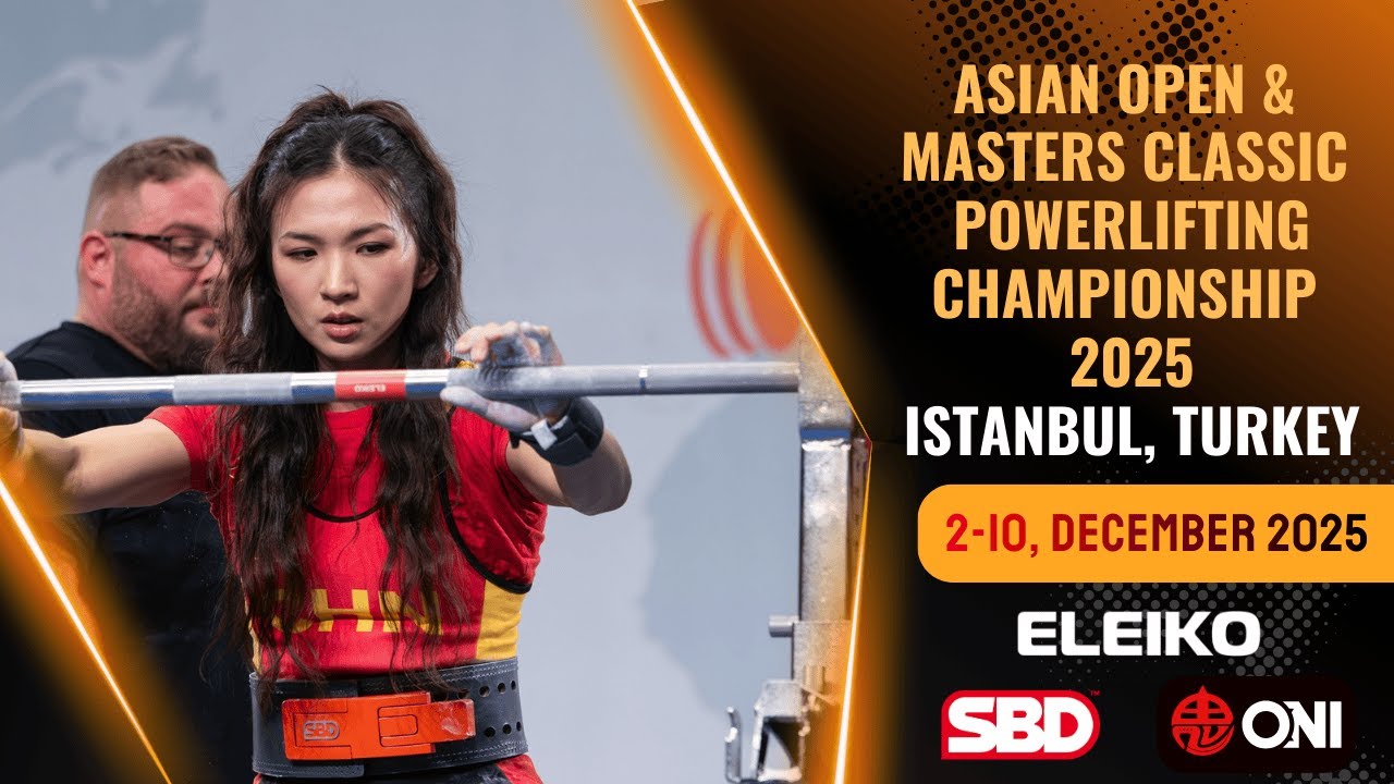 Men 83kg, Open & Masters - Asian Classic Powerlifting Championship 2025