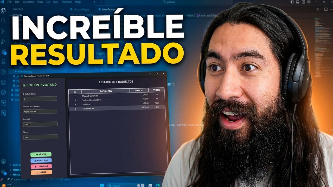 PYTHON CRUD CON INTERFAZ GRÁFICA Y MYSQL