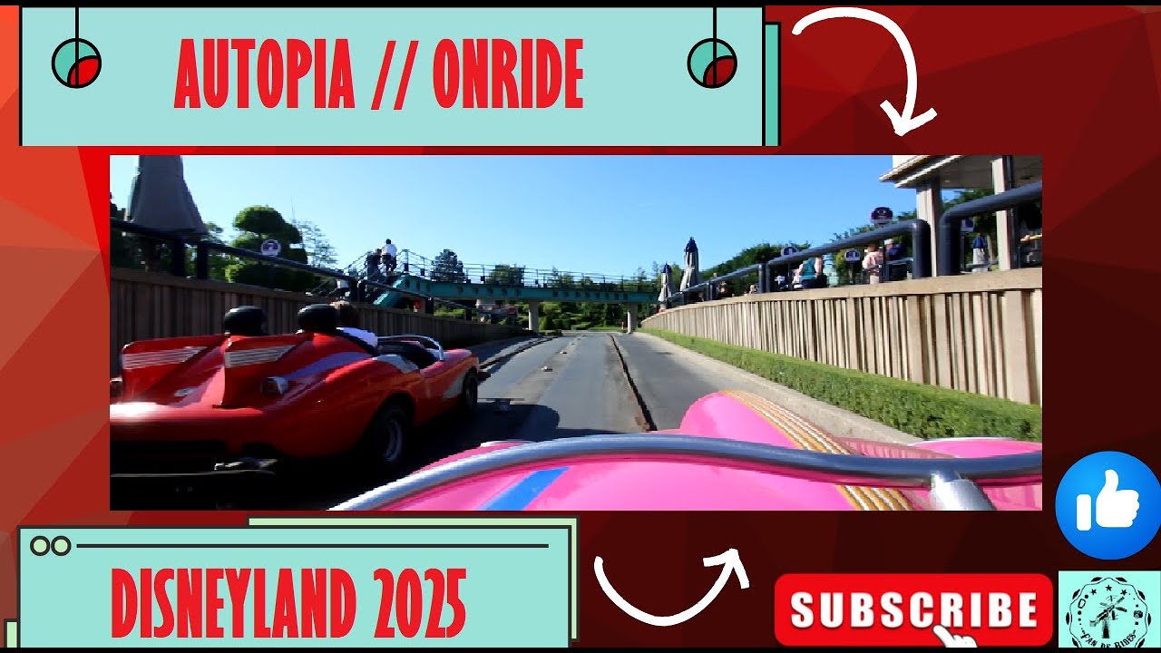 AUTOPIA [Onride] DISNEYLAND PARIS DISNEYLANDPARK 2025