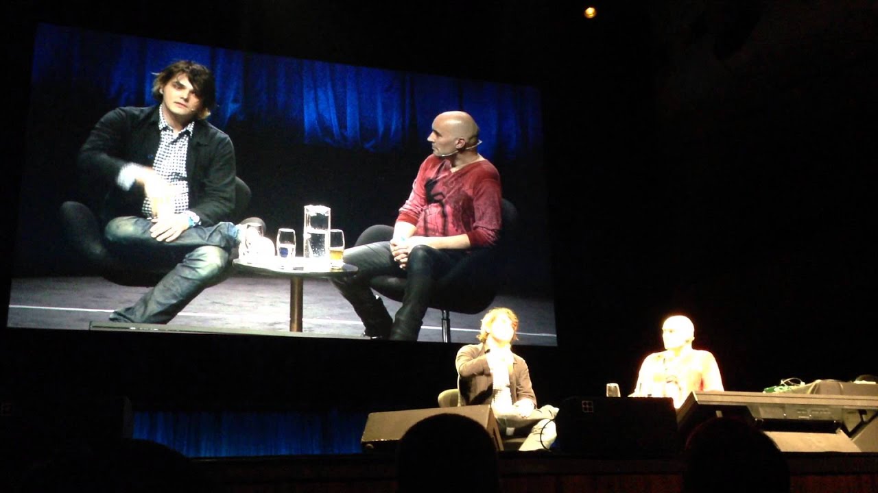 Gerard Way and Grant Morrison at Sydney Graphic Festival