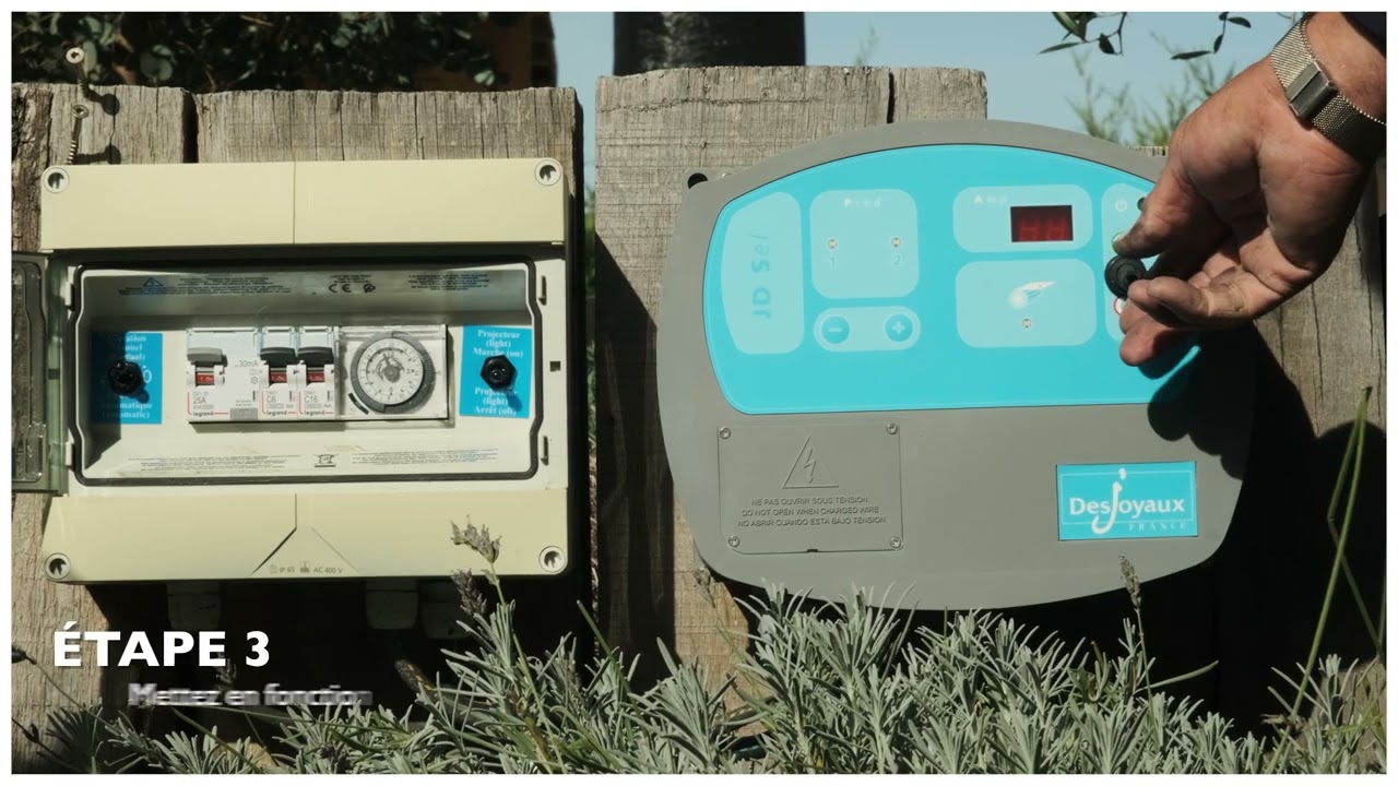 Mise en route d'une piscine Desjoyaux équipée d'un électrolyseur