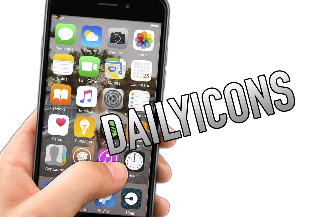 DailyIcons 📲 Iconos Brutales Calendario iOS 9