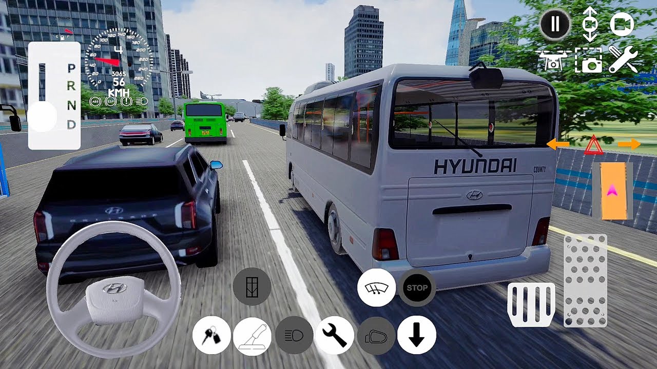 Driving Minibus Hyundai County | 3D Driving Game 3.0