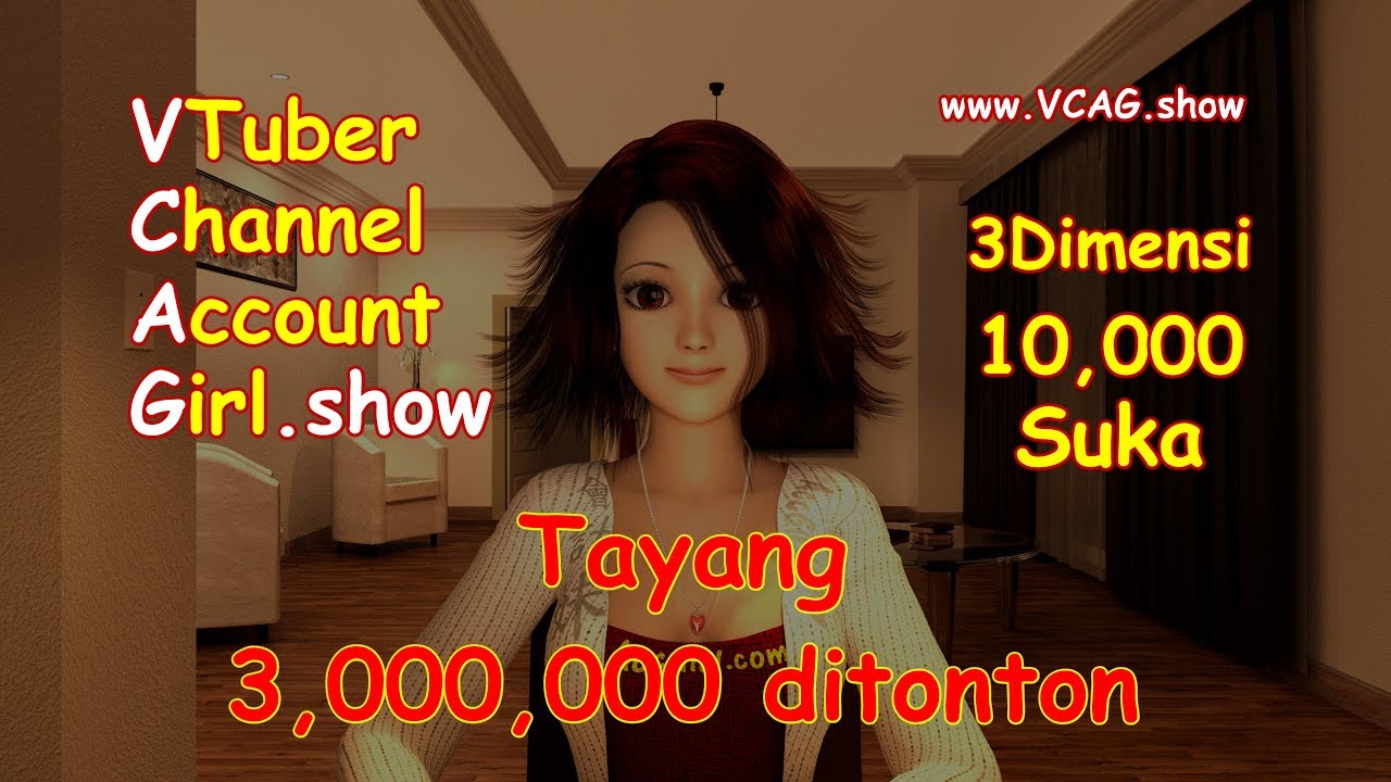 (Bahasa Indonesia) VTuber Account Girl 《On Air》 (4KHD Trailer) Virtual YouTuber