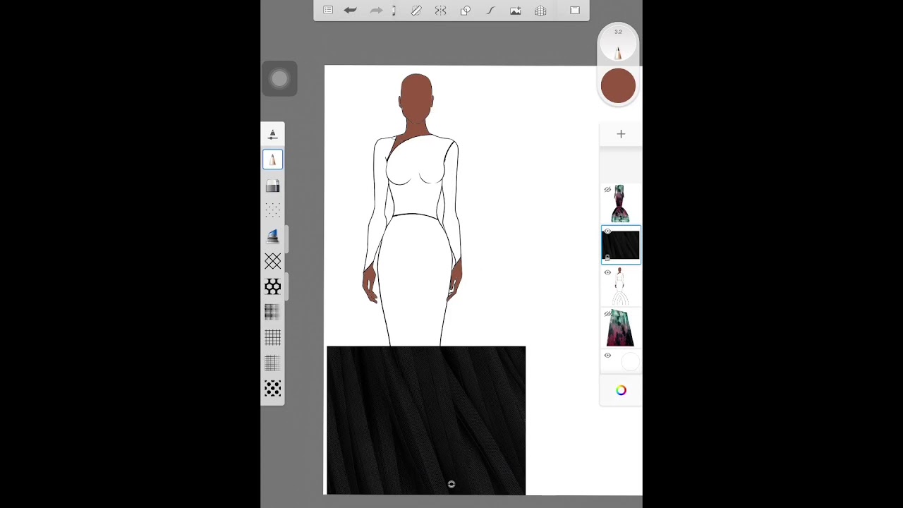 Add Patterns in Autodesk Sketchbook
