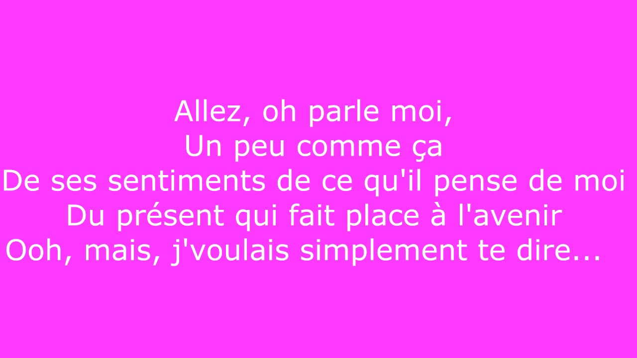Pourquoi je m'habitue pas - Paroles - Amélie Couvreur & Jérémy Golfier