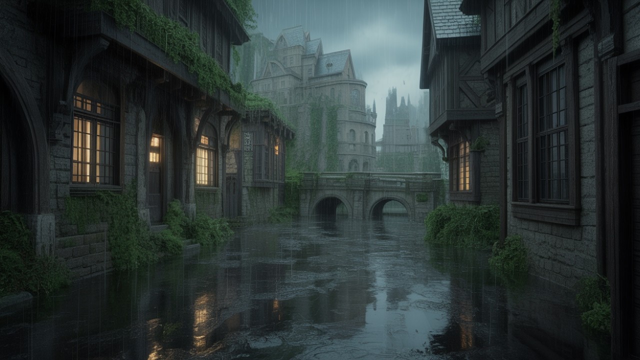 Slow Rainfall to Settle Your Mind | Forest Rain Sounds for Deep Sleep