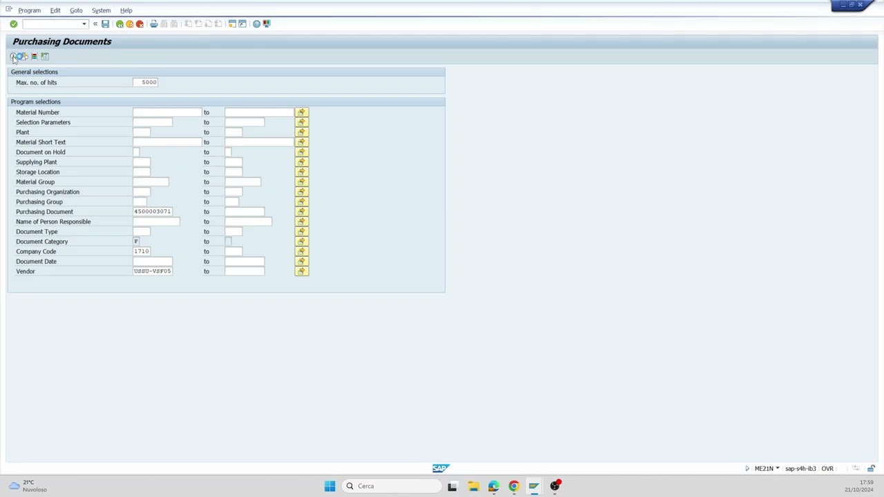 How to copy Purchase Order in SAP TCODE ME21N