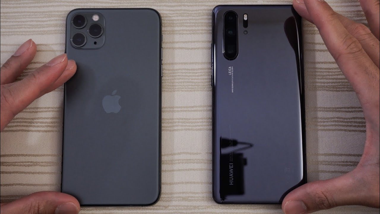 iPhone 11 Pro Max против Huawei P30 Pro — тест скорости!