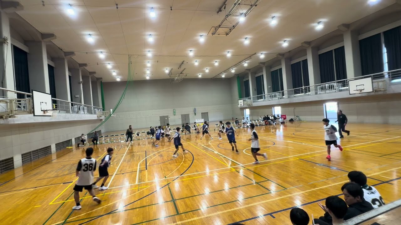 【第4試合】①江並中vs穂積中1Q_2025/11/24練習試合in穂積中