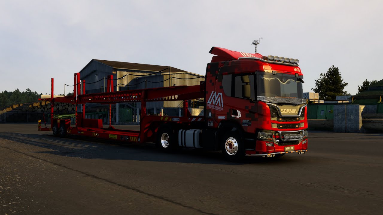 Euro Truck Simulator 2 Malaysia Scania G370 Mekar Angkut Car Carrier