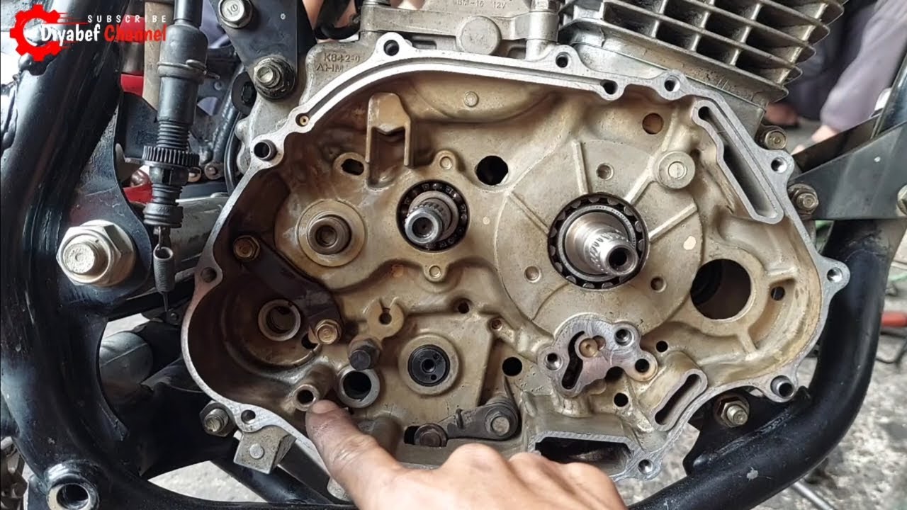 CARA MERAKIT BAGIAN BLOK KOPLING MOTOR CRF. VERZA.  MEGAPRO NEW