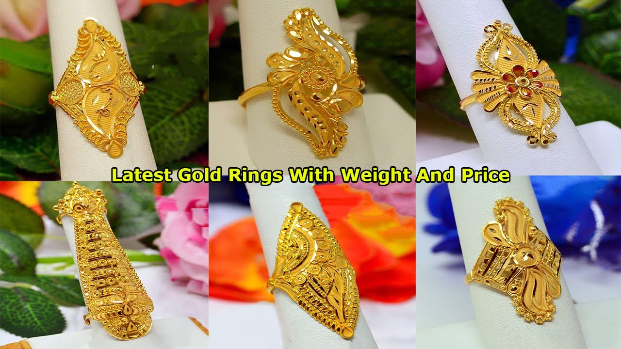 Latest Heavy Gold Rings Designs with Weight and Price || Big Gold Rings Designs || Shridhi Vlog