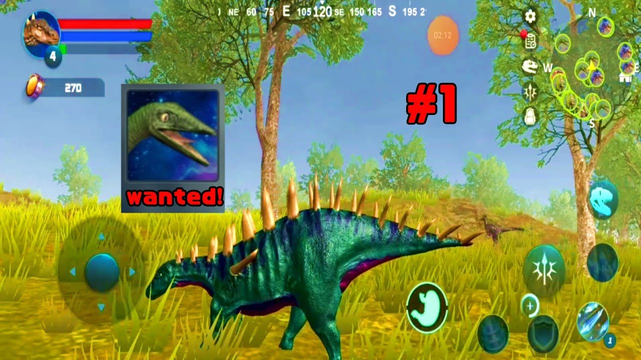 Kentrosaurus vs Compsognathus - Kentrosaurus Simulator - Android Gameplay #1 - Dinosaur Simulator
