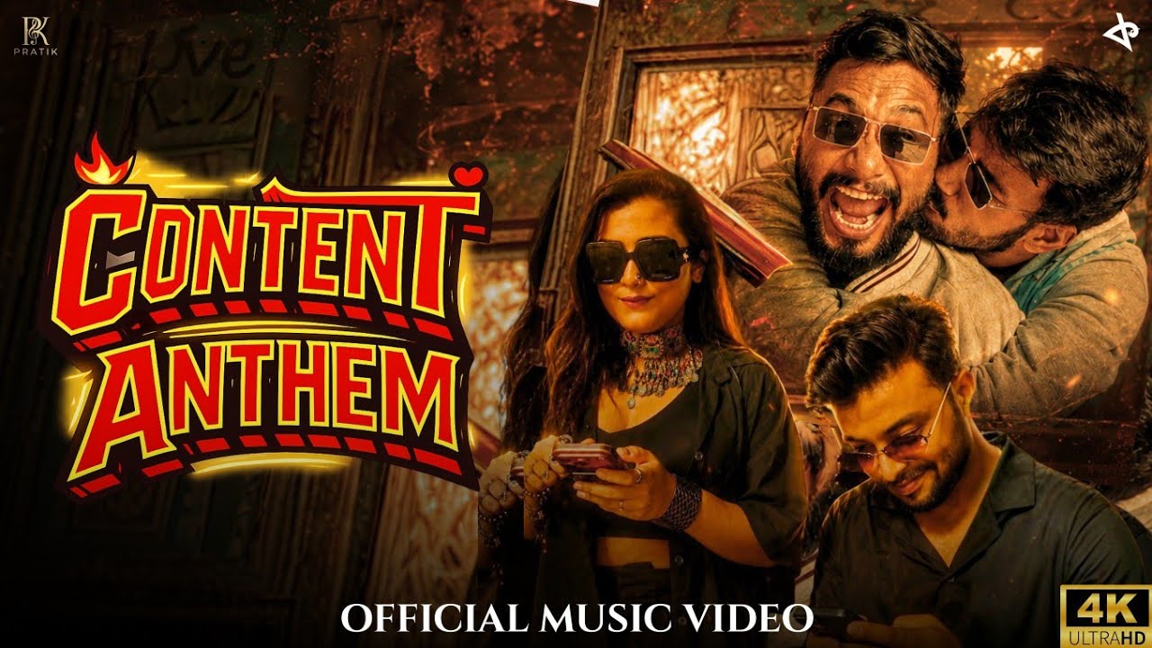 Content Anthem (Official Music Video) | Pratik , Arunava , Saikat , Prerna | Bengali Funny Rap Song