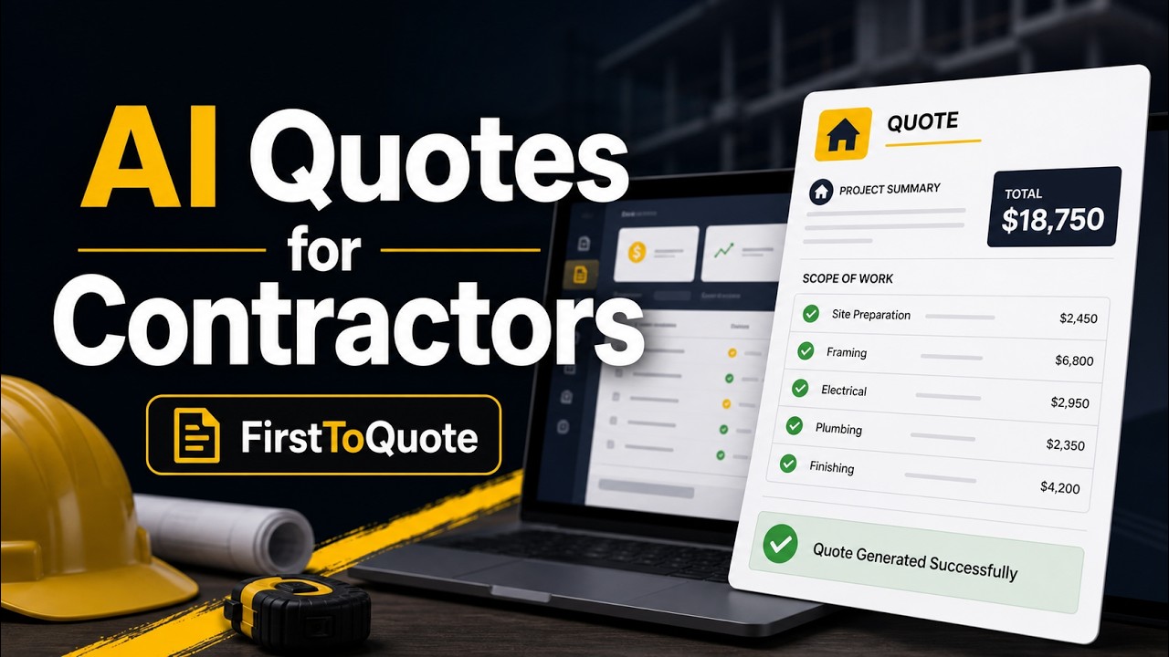 I Built an AI Quote Generator for Contractors