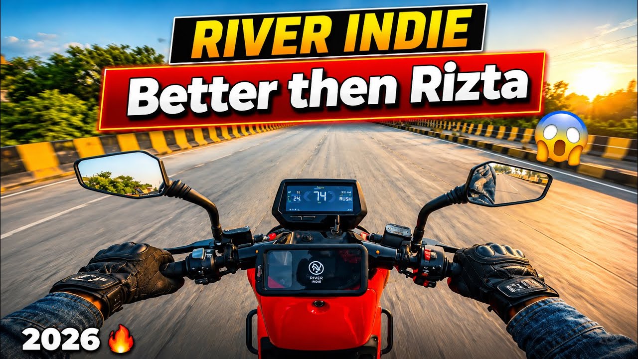 River Indie 2026 Ride Review 🔥 Ather Rizta Killer? Honest Review! #riverindie