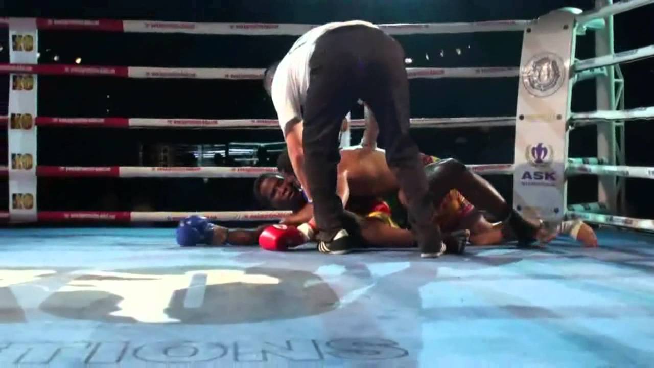 GAN SOO DO. WKBF K1 .STEVE GRANDEZA VS AL HASSAN OKINE